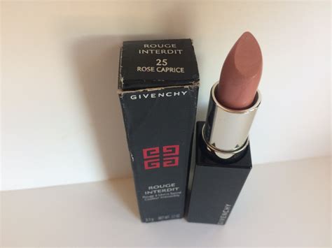 givenchy rouge interdit 25 rose caprice|Givenchy Rose Caprice (25) Rouge Interdit Satin Lipstick.